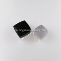 Square Frosted Silver Cream Kosmetikglas 5g